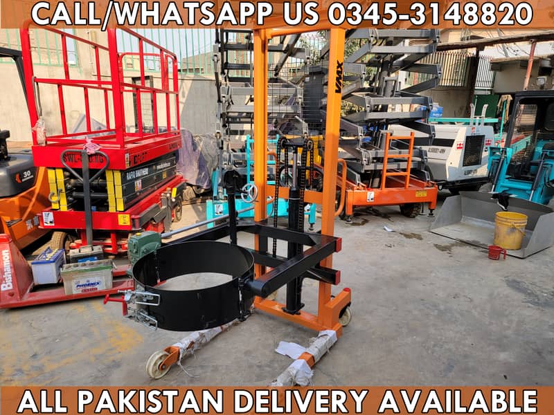 450 Kg Manual Drum Stacker Lifter Drum Tilter for Sale in Karachi Pak 15