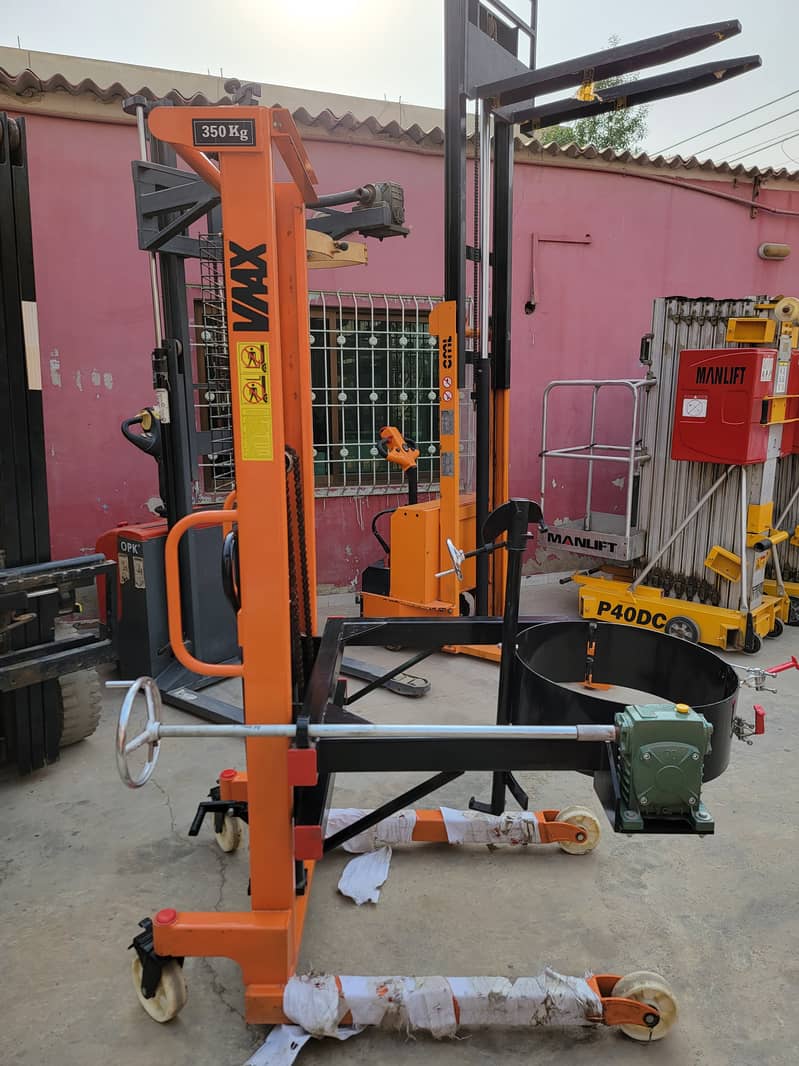 450 Kg Manual Drum Stacker Lifter Drum Tilter for Sale in Karachi Pak 18