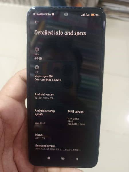 Redmi note 11 Full box all accessories available 10/10 6