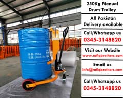 250Kg Manual Drum Trolleys / Drum Lifters for Sale in Karachi Pakistan