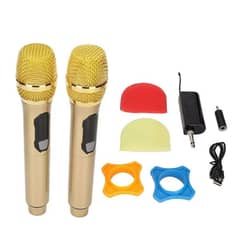 Wireless Microphone, Multipurpose Plug And Play Handheld Microphone