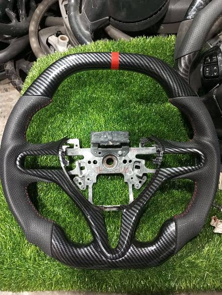 honda reborn carbon fiber  steering wheel 1