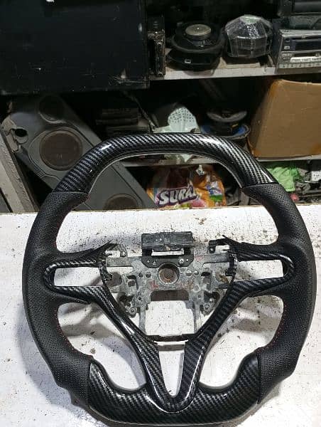 honda reborn carbon fiber  steering wheel 3