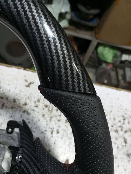 honda reborn carbon fiber  steering wheel 5
