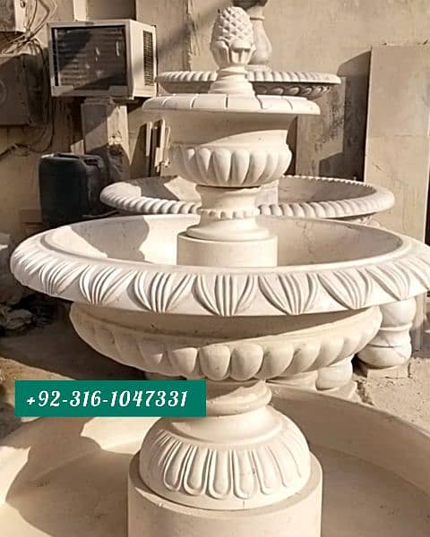 luxurious beautiful green onyx & marble fountains 1