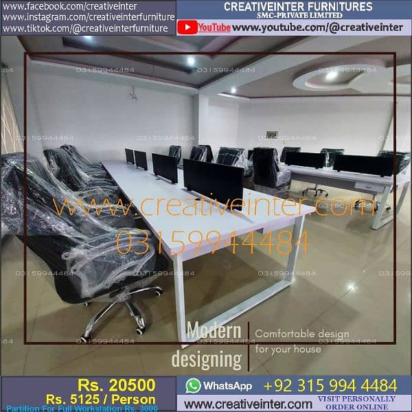 Call Center Table Office chair study workstation Meeting Conference 2