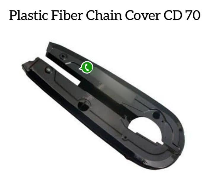 Plastic Fiber Mudguard Chain Cover CD 70 8
