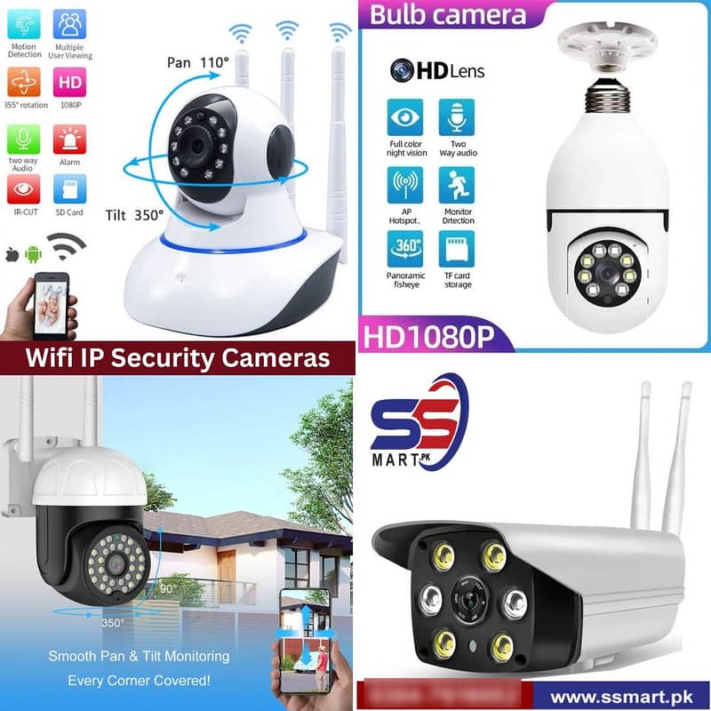 Wifi Camera Wireless IP Camera Outdoor Wifi Camera Bulb PTZ Camera 9