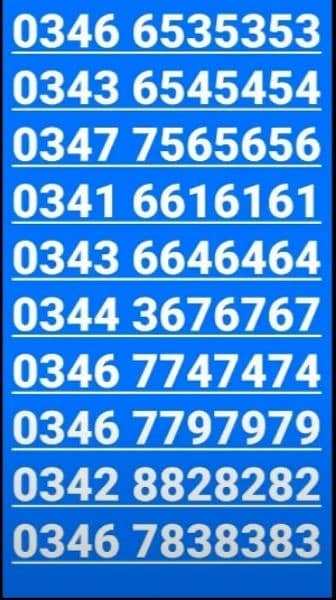 Goden Numbers for Sale 4