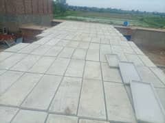 precast boundary wall/ boundary wall/Girders, slabs, control shed roof