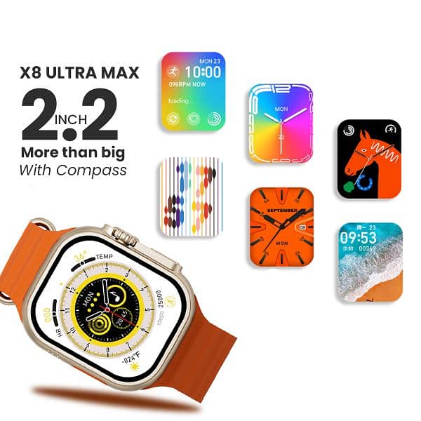 samart watch X8 Ultra. Hk9 pro max T900. watch 9 max 0301-4348439 4