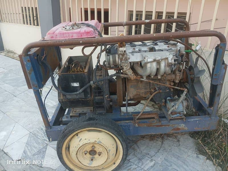 portable generator 12 kv with toyota petrol engine 2c 2