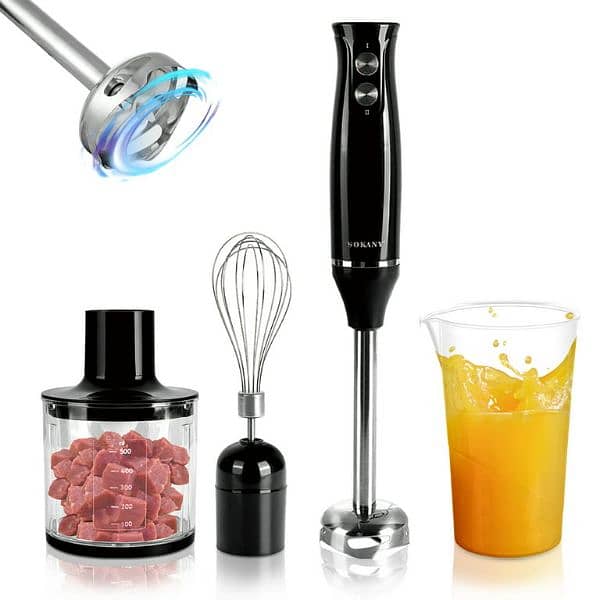 From USA price $49.99 SOKANY Hand Blender, 500W, 4 in 1. BPA free 2
