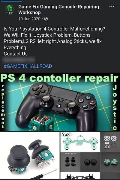 PS4 Controller Parts Drifting Or Button & Stips 0
