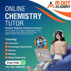 Online Chemistry Tutor Professor Mudasir Nadeem