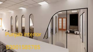 walls partition Gypsum and ceiling