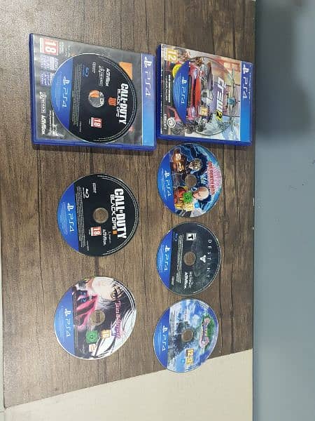 Playstation Ps4 Cds Title DVD Fat slim Pro Crew 2 COD Black watch dogs 0