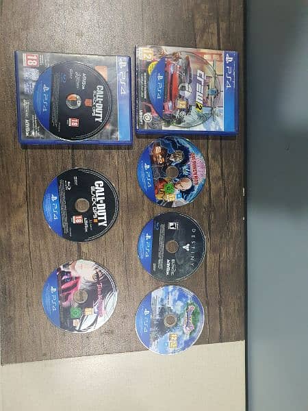 Playstation Ps4 Cds Title DVD Fat slim Pro Crew 2 COD Black watch dogs ...