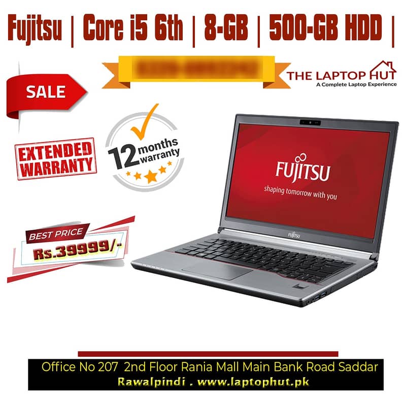Slim Series HP | Laptop | Core i5 4th Gen |8-GB |500-GB HDD|Warranty 10