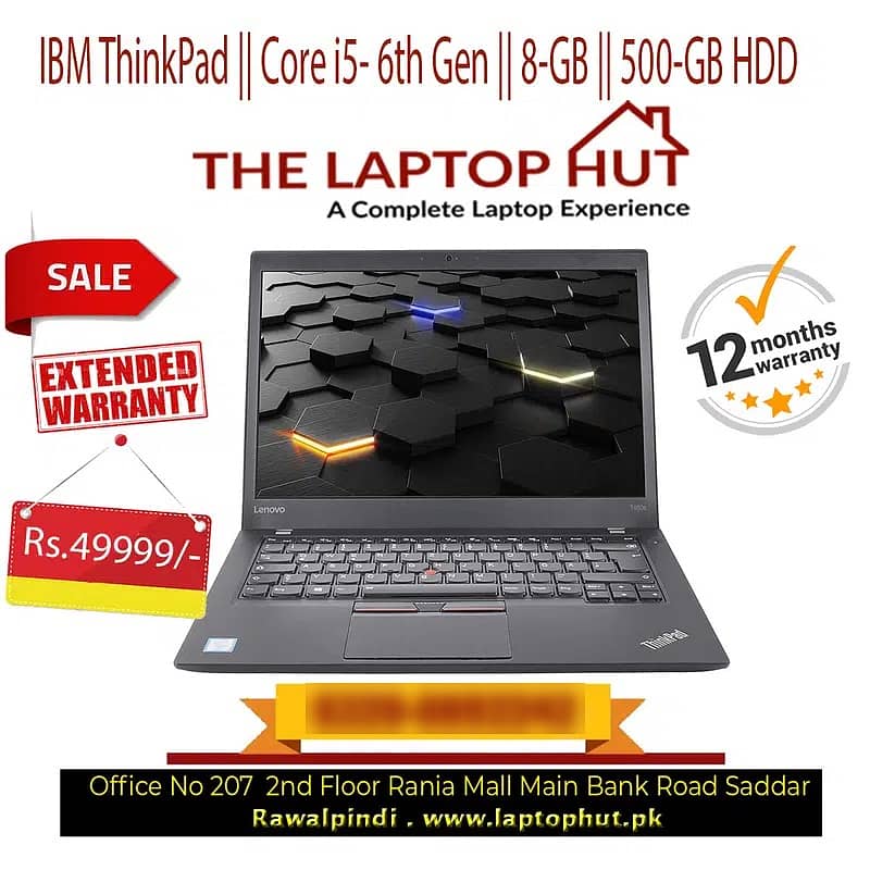 Slim Series HP | Laptop | Core i5 4th Gen |8-GB |500-GB HDD|Warranty 12