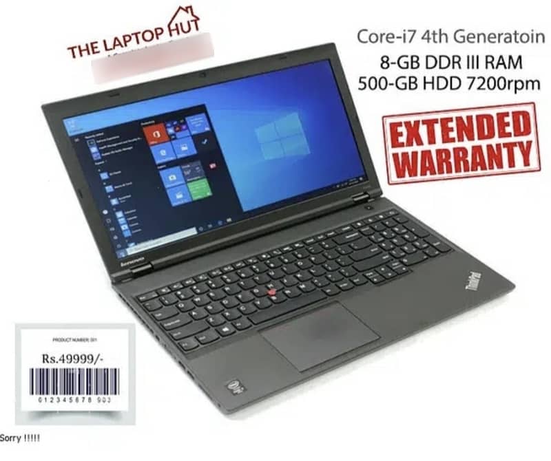 Slim Series HP | Laptop | Core i5 4th Gen |8-GB |500-GB HDD|Warranty 14