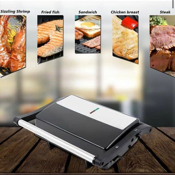 RAF ORIGINAL PANINI GRILL MAKER GRILL SANDWICH BURGER STEAKS VEGGIE 1