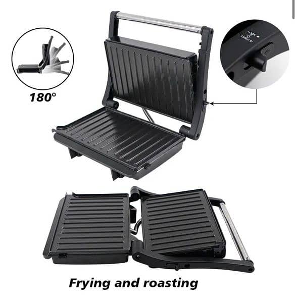 RAF ORIGINAL PANINI GRILL MAKER GRILL SANDWICH BURGER STEAKS VEGGIE 16