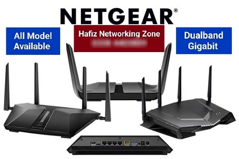 Netgear Nighthawk R7800 All model available Gaming & VPN wifi Router 4
