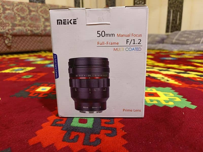 Meike MK-50mm F1.2  Manual Focus for Sony 5