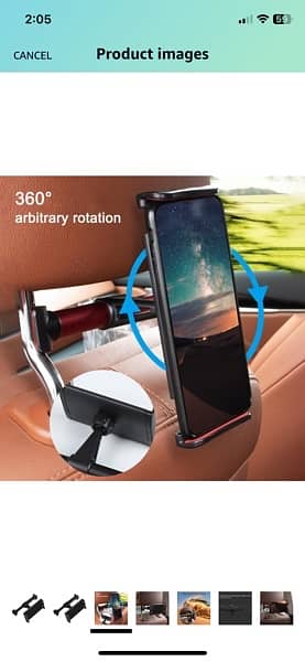 Dubai branded Morelian Car Tablet Holder Backseat Headrest Phone 2