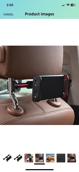 Dubai branded Morelian Car Tablet Holder Backseat Headrest Phone 4