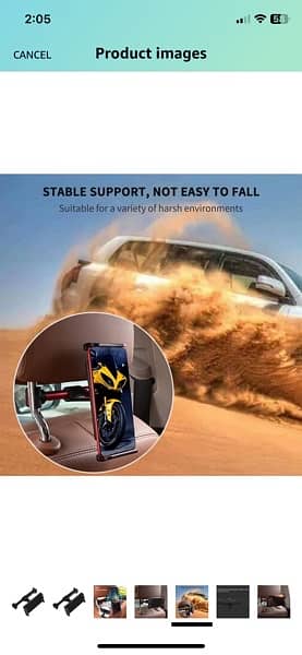 Dubai branded Morelian Car Tablet Holder Backseat Headrest Phone 5
