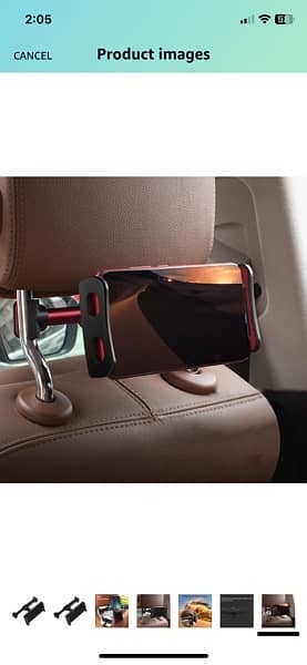 Dubai branded Morelian Car Tablet Holder Backseat Headrest Phone 6