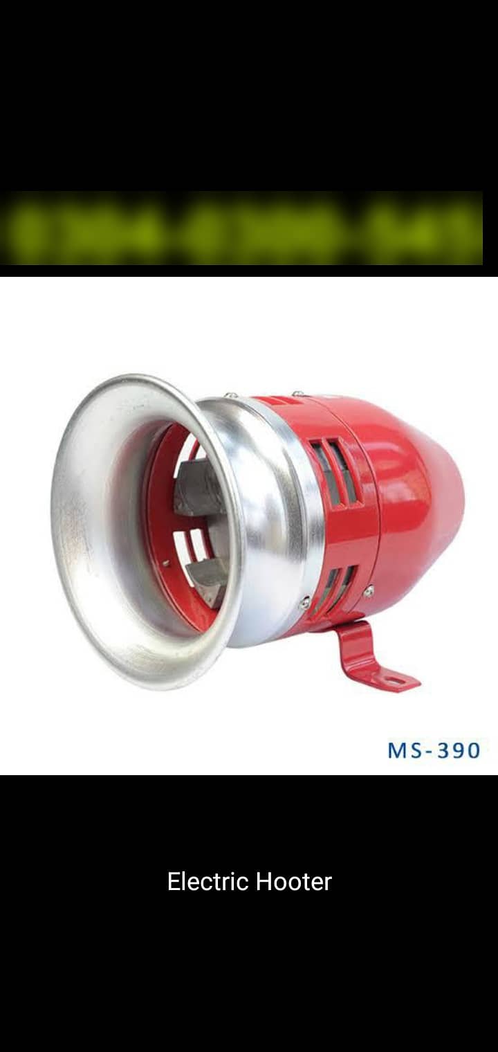 Appliances / Generators, UPS & Power Solutions Motor siren Hooter 15