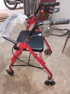 Rollator Walker With Seat and Wheels for Elders and Patient Mobility