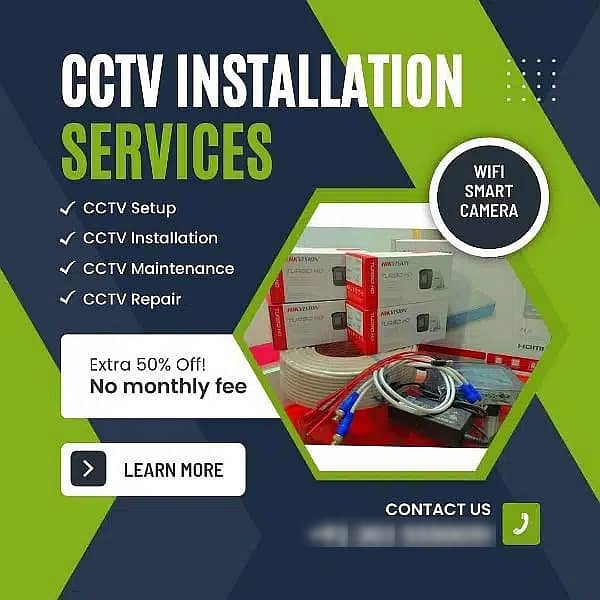 CCTV camera // CCTV Cameras installation 3