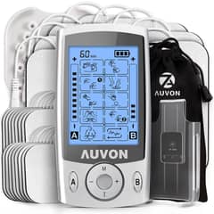 AUVON Dual Channel TENS Muscle Stimulator Machine with 20 Mode 0
