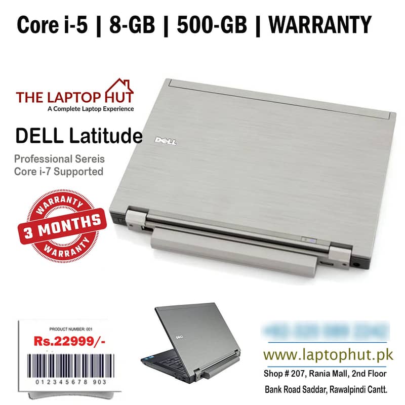 HP Laptop | Core i-7 3rd Supported | 8-GB Ram | 500-GB HDD | Warranty 6