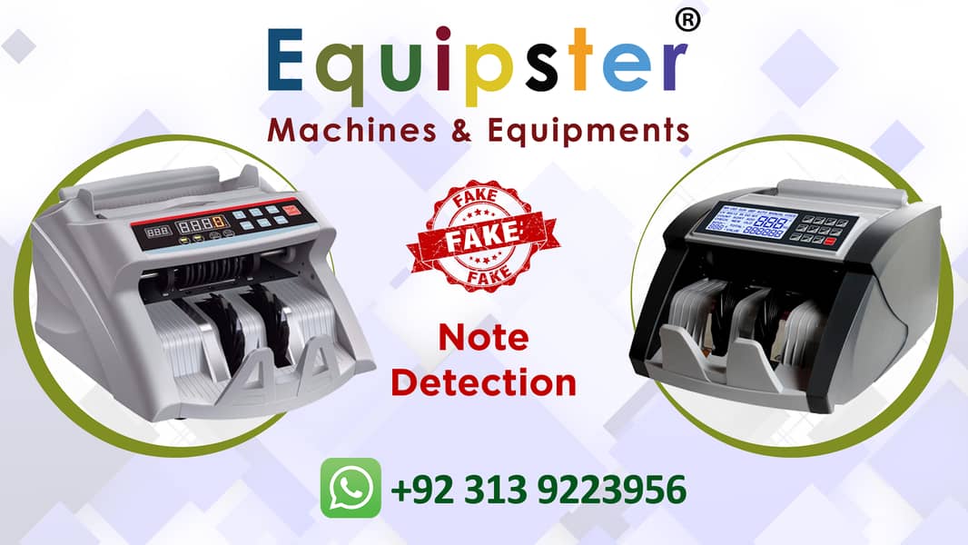 cash counting machine - note checker in Pakistan - Fake detection 3