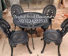 Lawn Outdoor 4 Chairs 1 Table Set