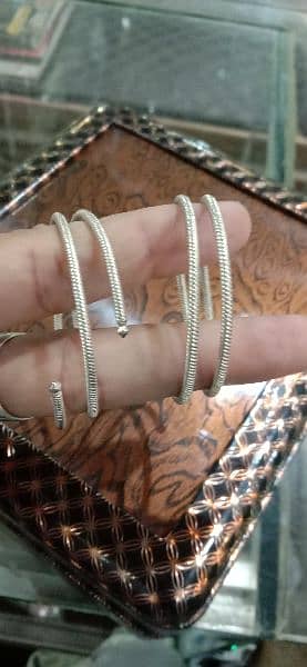 Chande ki  chain ladies ring payal silver jewelry 9