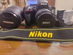 Nikon D5300 Camera along with lense and accessories