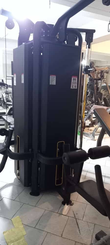 ALL gym setup  Elliptical spin bike cycle treadmill dumbbal plate bike 11