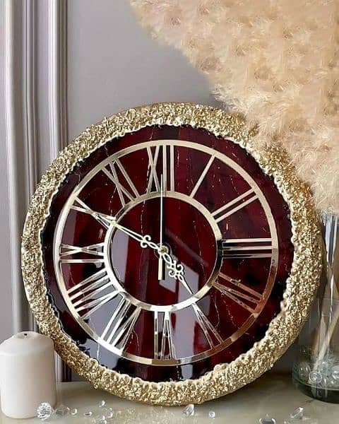 Resin Wall Clock 0