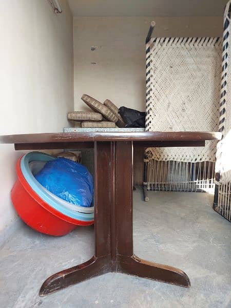 Shesham wood dining table for sale 2