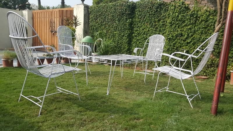 Garden Chairs with Table 5