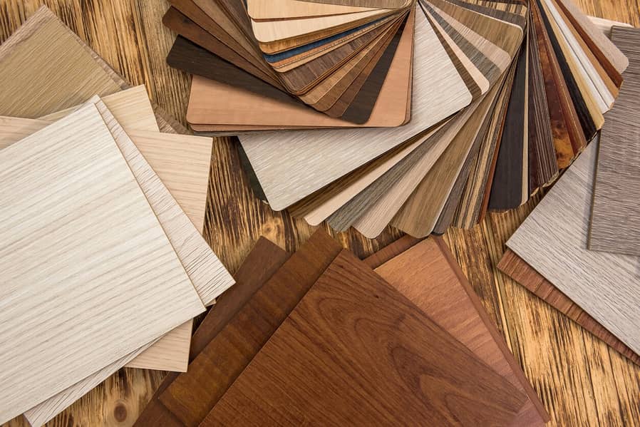 wallpapers / Wooden floor / Vinyl floor / Window blinds / PVC wall Pan 9