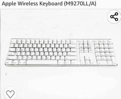 Apple Wireless Keyboard M9270LL/A