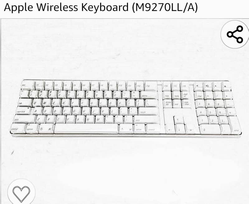 Apple Wireless Keyboard M9270LL/A 0