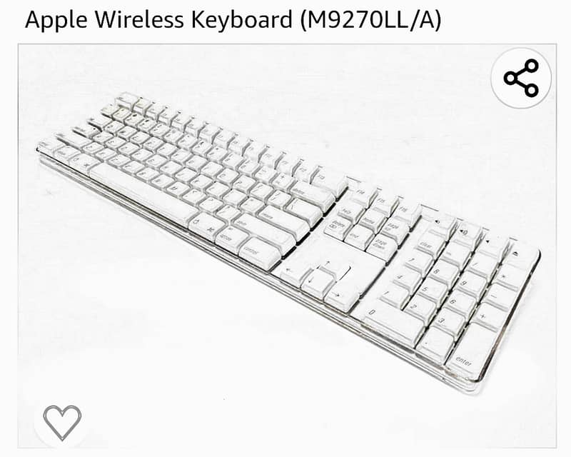 Apple Wireless Keyboard M9270LL/A 1